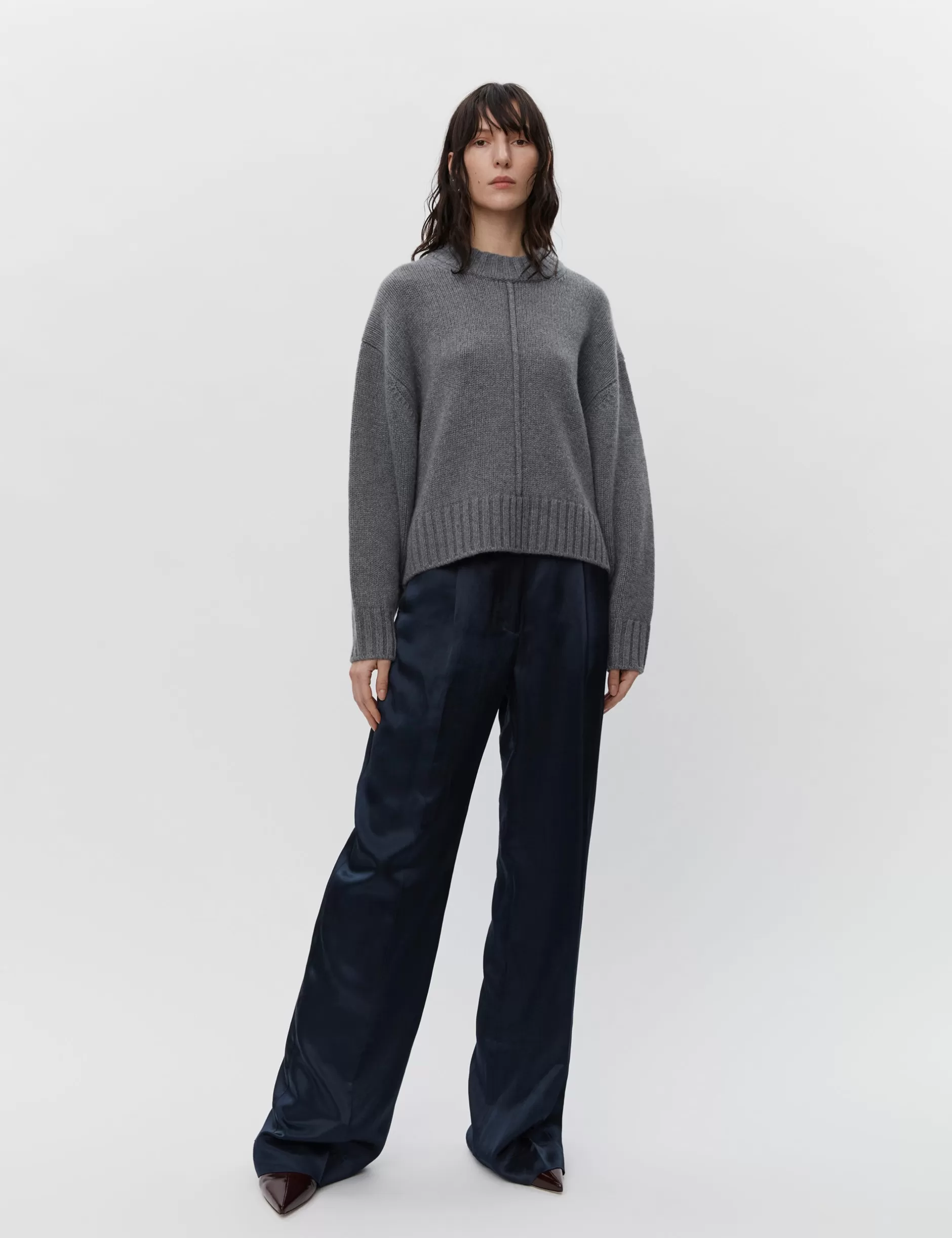 DAY Birger et Mikkelsen Strik*Lula - Daily Cashmere - DARK GREY MELANGE